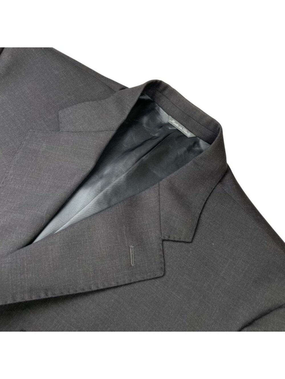 Tombolini Men's 100% Wool 3-Button Blazer Gray • Italy • 44S US | 54 EU